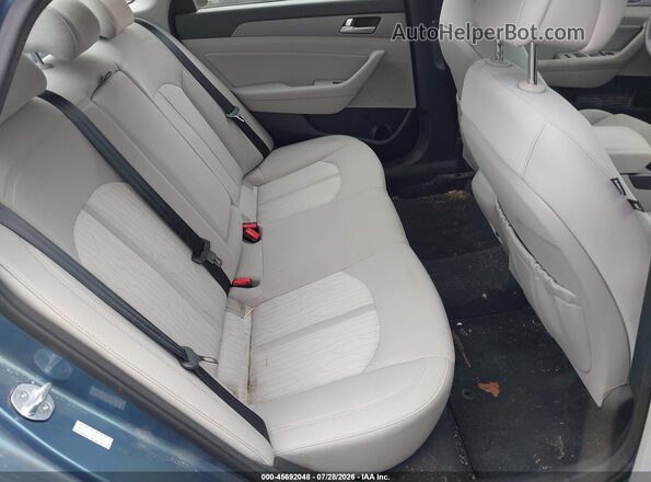 KMHE24L10GA016274 2016 HYUNDAI SONATA HYBRID Blue Vista de la etiqueta del VIN
