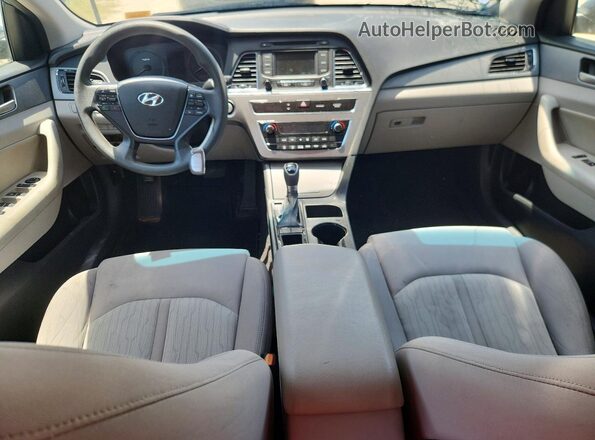 KMHE24L10GA019255 2016 HYUNDAI SONATA Blue Vista del salpicadero