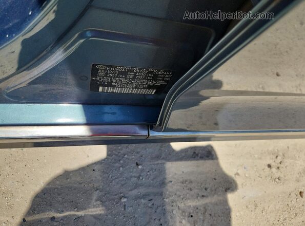 KMHE24L10GA019255 2016 HYUNDAI SONATA Blue Vista del compartimento del motor