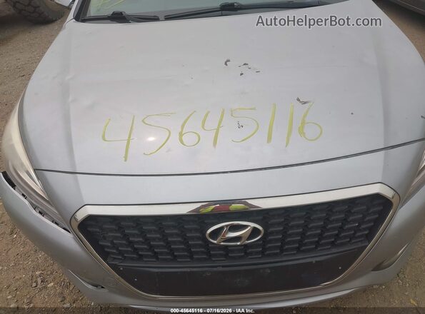 KMHE24L11GA013898 2016 HYUNDAI SONATA HYBRID Silver Widok wnętrza z tyłu