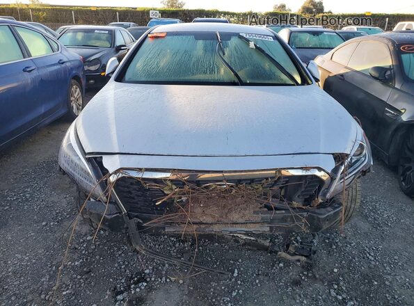 KMHE24L11GA019037 2016 HYUNDAI SONATA White Widok z przodu