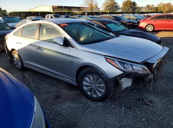 KMHE24L11GA019037 2016 HYUNDAI SONATA White Przód prawy