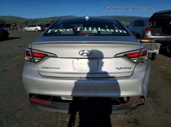 KMHE24L11GA019037 2016 HYUNDAI SONATA White Widok z tyłu