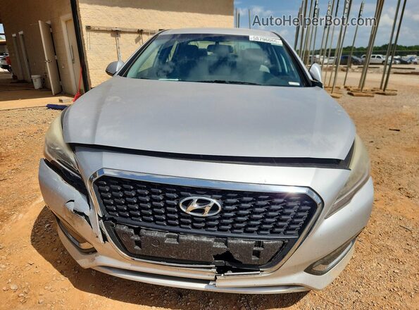 KMHE24L11GA028210 2016 HYUNDAI SONATA Silver Widok z przodu