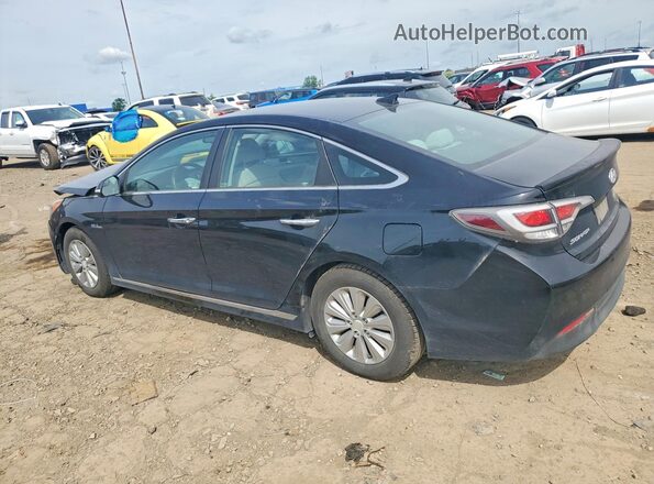 KMHE24L11GA039210 2016 HYUNDAI SONATA Black Rear left