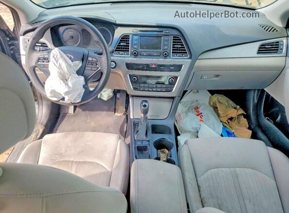 KMHE24L11GA039210 2016 HYUNDAI SONATA Black Dashboard view