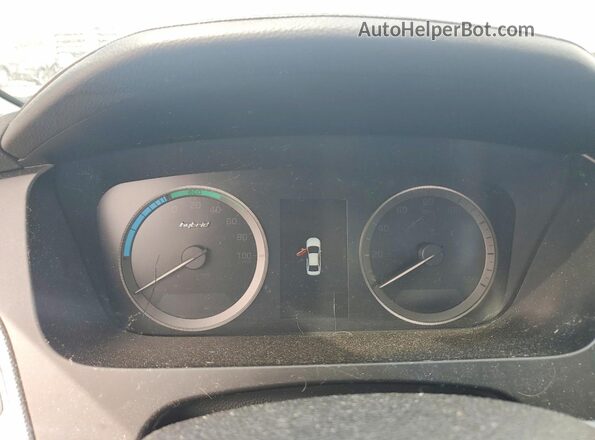 KMHE24L11GA039210 2016 HYUNDAI SONATA Black Instrument cluster view