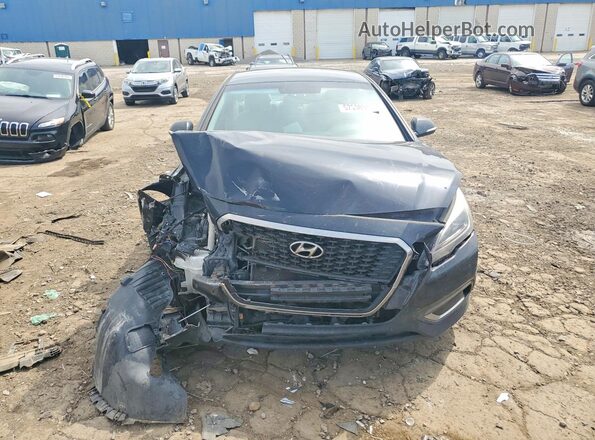 KMHE24L11GA039210 2016 HYUNDAI SONATA Black Front view