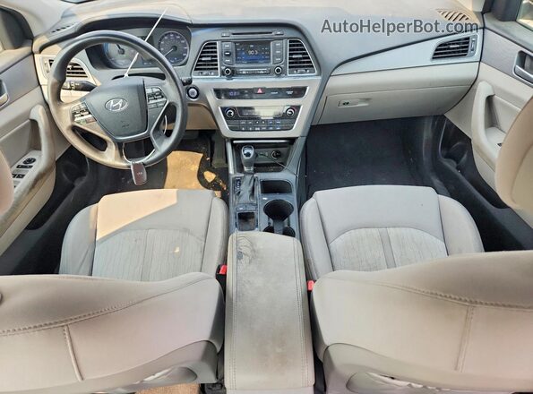 KMHE24L11GA040616 2016 HYUNDAI SONATA Blue Dashboard view