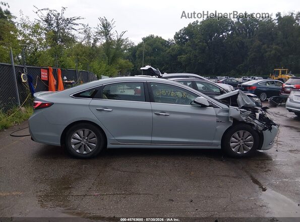 KMHE24L12GA015255 2016 HYUNDAI SONATA HYBRID Blue Սալոնի հետևի տեսք