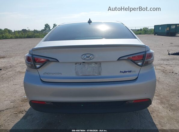 KMHE24L13GA023610 2016 HYUNDAI SONATA HYBRID Серебряный 