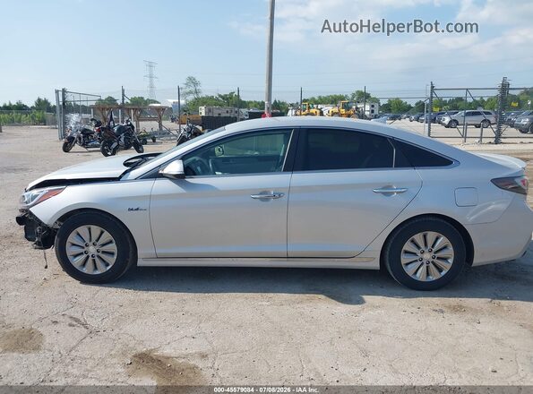 KMHE24L13GA023610 2016 HYUNDAI SONATA HYBRID Серебряный 