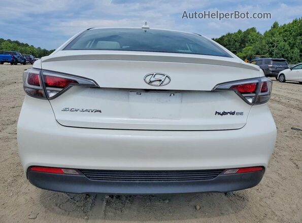 KMHE24L14GA040691 2016 HYUNDAI SONATA White Հետևի տեսք