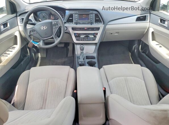 KMHE24L14GA040691 2016 HYUNDAI SONATA White Առջևի վահանակի տեսք