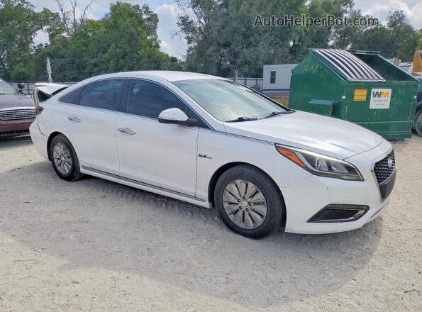 KMHE24L14HA054060 2017 HYUNDAI SONATA White წინა მარჯვენა