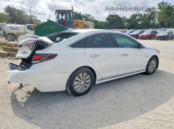KMHE24L14HA054060 2017 HYUNDAI SONATA White უკანა მარჯვენა