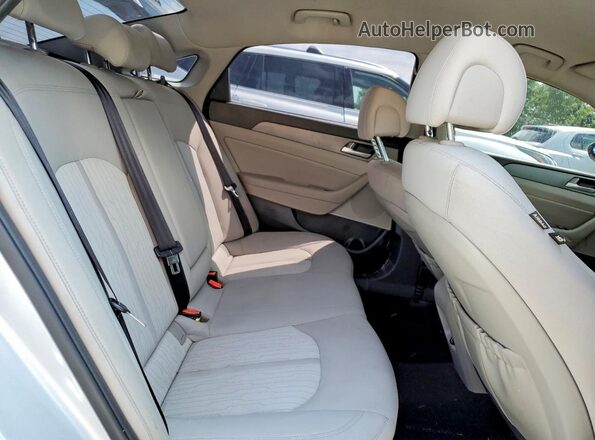 KMHE24L15GA022247 2016 HYUNDAI SONATA Silver Հետևի նստատեղերի տեսք