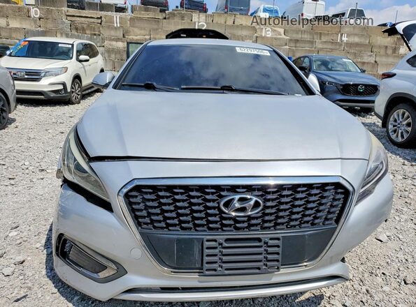 KMHE24L15GA022247 2016 HYUNDAI SONATA Silver Դիմացի տեսք