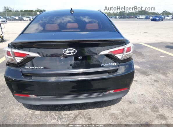 KMHE24L15GA038464 2016 HYUNDAI SONATA HYBRID Черный 