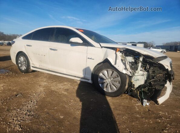 KMHE24L15HA047716 2017 HYUNDAI SONATA White წინა მარჯვენა