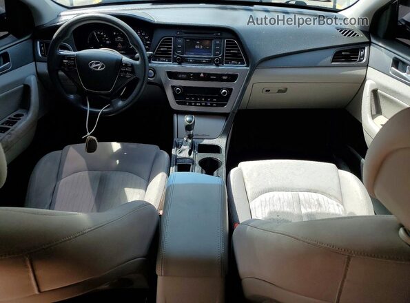 KMHE24L16GA022712 2016 HYUNDAI SONATA Белый Вид панели приборов