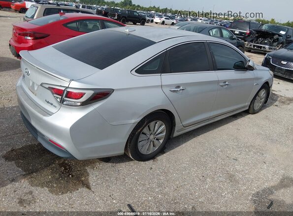 KMHE24L16GA038201 2016 HYUNDAI SONATA HYBRID Silver უკანა მარჯვენა