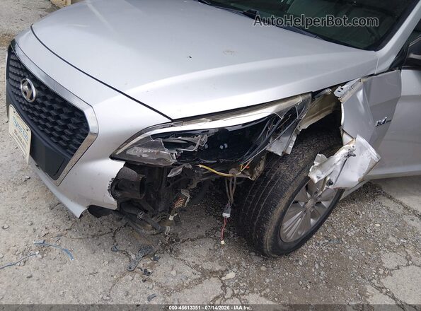 KMHE24L16GA038750 2016 HYUNDAI SONATA HYBRID Silver Вид спереду
