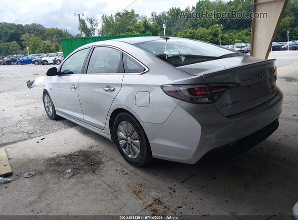 KMHE24L16GA038750 2016 HYUNDAI SONATA HYBRID Silver Задня ліва чверть