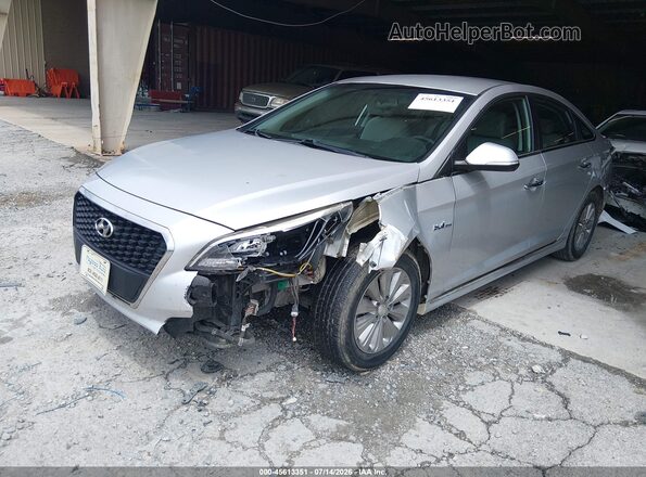 KMHE24L16GA038750 2016 HYUNDAI SONATA HYBRID Silver Передня ліва чверть