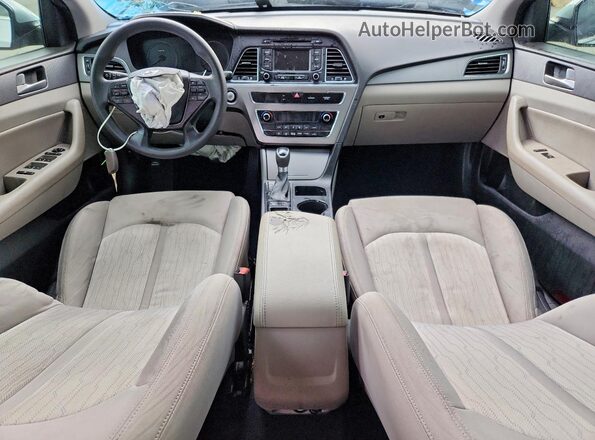 KMHE24L17GA042032 2016 HYUNDAI SONATA Серебряный Вид панели приборов