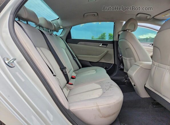 KMHE24L17GA042032 2016 HYUNDAI SONATA Серебряный Вид задних сидений