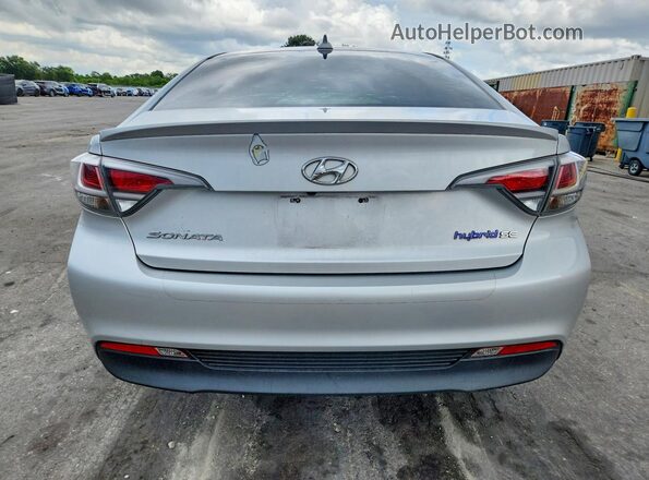 KMHE24L17GA042032 2016 HYUNDAI SONATA Серебряный Вид сзади