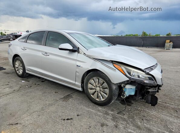 KMHE24L17GA042032 2016 HYUNDAI SONATA Серебряный Передняя правая четверть