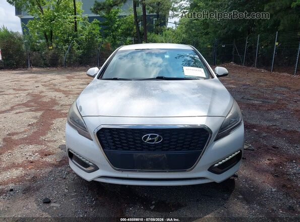 KMHE24L17HA044641 2017 HYUNDAI SONATA HYBRID White Vista frontal