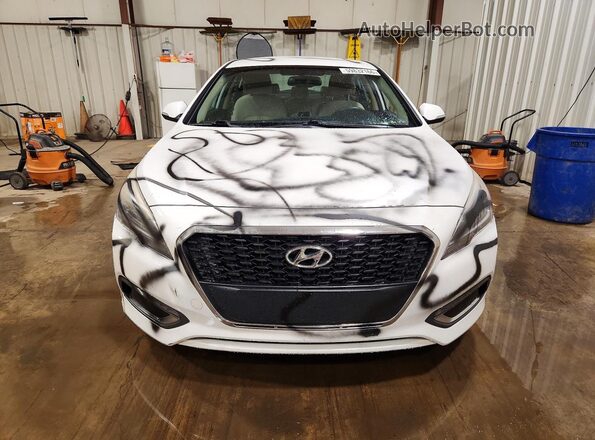 KMHE24L18HA044180 2017 HYUNDAI SONATA White Դիմացի տեսք