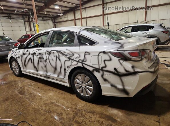 KMHE24L18HA044180 2017 HYUNDAI SONATA White Հետևի ձախ