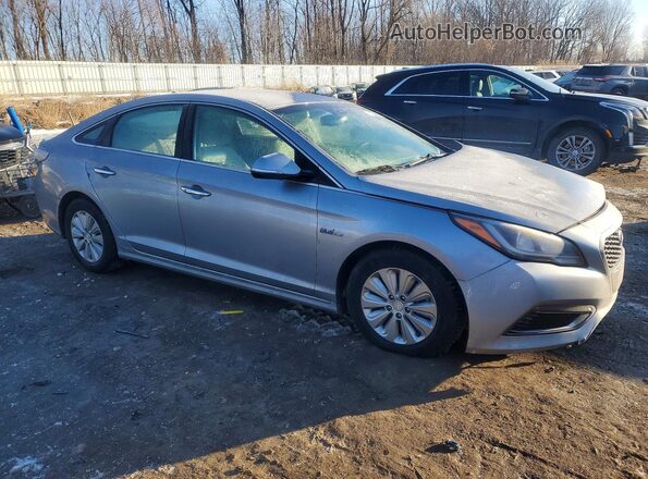 KMHE24L18HA050285 2017 HYUNDAI SONATA Gray Առջևի աջ