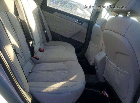KMHE24L18HA050285 2017 HYUNDAI SONATA Gray Հետևի նստատեղերի տեսք