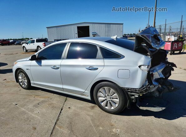 KMHE24L18HA057642 2017 HYUNDAI SONATA Silver Rear left