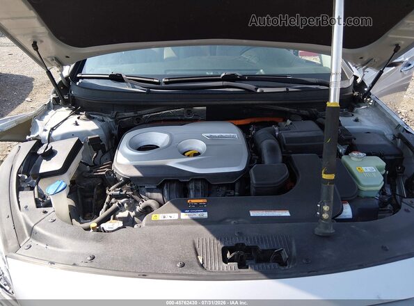 KMHE24L19GA015866 2016 HYUNDAI SONATA HYBRID Silver Vista trasera