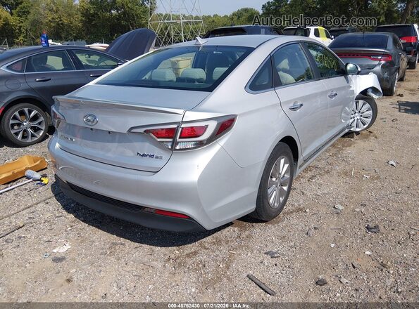 KMHE24L19GA015866 2016 HYUNDAI SONATA HYBRID Silver Trasero derecho