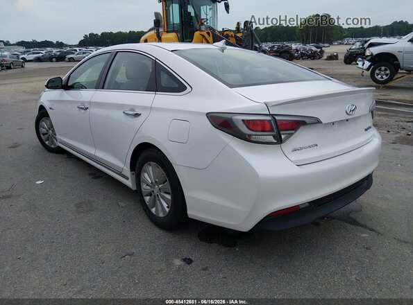 KMHE24L19GA038774 2016 HYUNDAI SONATA HYBRID White Tył lewy
