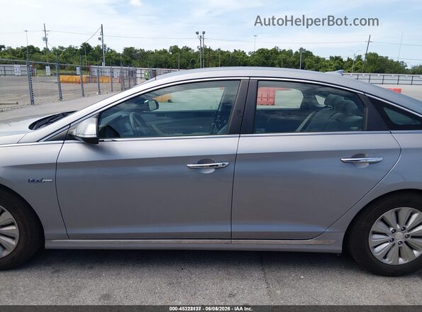 KMHE24L19GA039097 2016 HYUNDAI SONATA HYBRID Gray Սալոնի 360 աստիճան տեսք