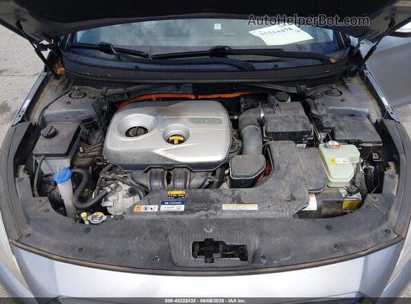 KMHE24L19GA039097 2016 HYUNDAI SONATA HYBRID Gray Հետևի տեսք