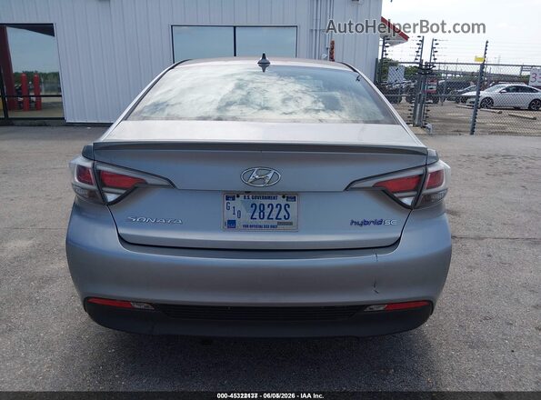 KMHE24L19GA039097 2016 HYUNDAI SONATA HYBRID Gray 