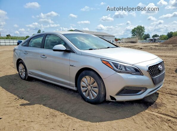 KMHE24L1XHA044021 2017 HYUNDAI SONATA Silver Przód prawy