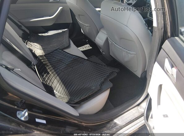 KMHE24L34HA074133 2017 HYUNDAI SONATA HYBRID Black Widok naklejki z numerem VIN