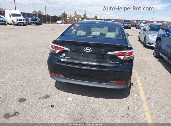 KMHE24L34HA074133 2017 HYUNDAI SONATA HYBRID Black 