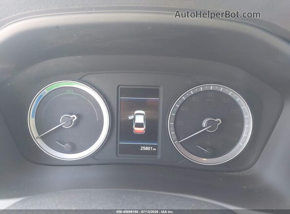 KMHE24L37KA091189 2019 HYUNDAI SONATA HYBRID Black Вид задніх сидінь