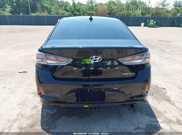 KMHE24L37KA091189 2019 HYUNDAI SONATA HYBRID Black 